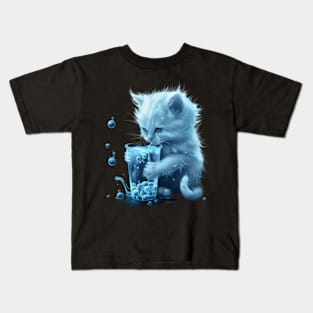 Cat Strawberry Games Kids T-Shirt